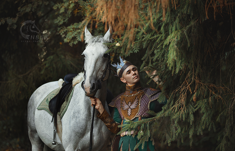 Фотосессия с лошадьми (Грей)